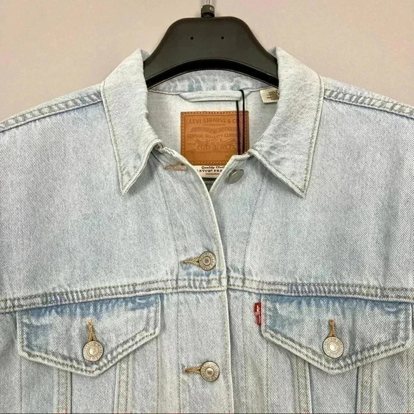 Levi’s Premium Ex-Boyfriend Trucker Jacket Light - Picture 4 of 11